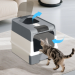 greyMagic Cube Intelligent Cat litter Box - Free Hands, Enjoy Pure Life | Automatic Cleaning, Silent Design, Preferred for Multi Cat Families - Image 4