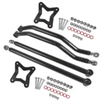 Black Steel Radius Arm Set Rear Fit for Polaris RZR XP 1000 & XP 4 1000 from 2014 - Image 4