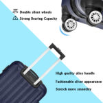 3-in-1 Multifunctional Large Capacity Traveling Storage Suitcase Luggage Set Navy Blue - Image 8