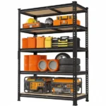 72" H Garage Shelving Heavy Duty 1500 LBS 5 Tier Storage Shelves Adjustable Shelf Rack for Garage Pantry Closet 36" W x 16" D x 72" H(Shipment from Walmart)