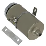 Racing Power Steering Reservoir Universal Performance Silver Aluminum Tank Kit - Image 6