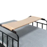 Electric Lift Bed for Seniors - Wired Remote Control with One-Touch Backrest Lift & Leg Lowering, Fall-Safe Rails & Detachable Meal Tray, Safe Standing/Sitting/Lying Aid - Image 5