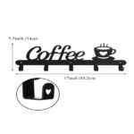 CIFbuy1pc Coffee Mug Holder Wall Mounted, Metal Coffee Mug Rack for Wall, Coffee Cup Rack wall hooks coat hooks coat hanger-Tracking numbers are not updated on weekends(TikTok/temu self-pickup orders) - Image 4