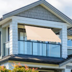 78.7"D x 47.2"W x(78.7 -118.1)"H Retractable Awning Khaki - Image 3