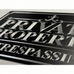 CIFbuy Private Property No Trespassing Sign Reflective Metal Weatherproof Outdoor Warning Sign 12x8 Inch (TikTok, temu pick-up service) - Image 9