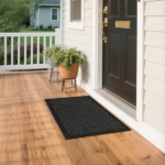 1PC Polypropylene Small Grid Composite Rubber Mat, Gray, 45x75x0.7cm, Kitchen & Home Floor Mat - Image 9