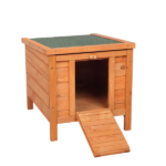 20-inch removable roof, waterproof, green asphalt roof, cedar wood, wooden chicken and rabbit cage - Image 6
