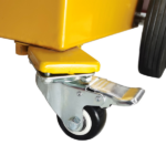 30 Gallon Gas Caddy Tank Storage Drum Gasoline Diesel Fuel Transfer with universal wheel Bright Yellow JGC30 RAL1003 - Image 19