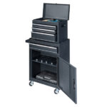 4 Drawstring Cabinet Steel Black Lock 330lb Instrument Cart Storage Room - Image 11