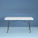 6 Foot Premium Folding Table, White Speckle (Shipment from Walmart) - Image 4