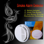 Smoke Alarm Detector Home Fire Safety Sensor Alert Battery Included (US Logistics For USPS/DHL/Fedex/UPS. No designated logistics accepted TK/TMEU only For self-pickup