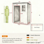 Outdoor Garden Storage Shed Tool House - Image 3