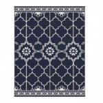 10' x 8' Reversible Outdoor Rug Carpet: LED Light PP Straw Rug with Carry Bag & Ground Stakes for Patio Backyard - Image 2