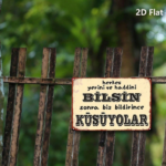 CIFbuy Vintage Turkish Text 2D Flat Metal Sign, Rustic" Iron Wall Art With Inspirational Quote, Inspirational Quote, 8x12 Inch Durable Home Decor Sign, RustikTok, Sign, RustikTok, t Self-pickup Logiopics - Image 3