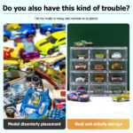 Clear Acrylic Display Case Storage Box Hold 12 Toy Cars For 1/64 Scale Model Car(tk/temu self-pickup orders) - Image 10