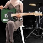 Do Not Sell on Amazon GTL Maple Fingerboard Electric Guitar (Green) Bag Strap Paddle Cable Wrench Tool - Image 23