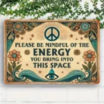 CIFbuy Vintage Metal Sign Peace Symbol Flowers Iron Wall Art Home Cafe Decor 8x12 Inches (TikTok, temu pick-up service) - Image 7