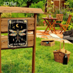 CIFbuy Vibrant Dragonfly & Moon 2D Flat Metal Sign, Hello" Hello Darkness My Old Friend Quote Rustic Night Sky Star Pattern Metal Wall Art, Sky Star Pattern Metal Wall Art, Wa Metal Sign, ikTok, Metal Sign, ikTok, t Self-pickup Logiopics - Image 6
