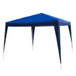 3 x 3m Two Doors & Two Windows Practical Waterproof Right-Angle Folding Tent Blue - Image 61
