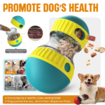 Interactive Dog Treat Ball, Dog Treat Dispenser Toy - Interactive Adjustable Treat Dispensing Dog Puzzle Toy - Mental Stimulation & Slow Feeder for Small, Medium, and Large Breeds - Durable & Fun Boredom Relief Game - Image 5