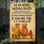CIFbuy Retro Czech Slogan Metal Wall Art, Vintage Iron" Tin Sign, Heartwarming Lifetime Quote, 2D Flat Nostalgic Decor, Lifetime Quote, 2D Flat Nostalgic Decor, 7.87x11.81in Vintage IrikTok, Vintage IrikTok, t Self-pickup Logiopics - Image 7