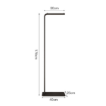 Clothing Rack, Golden Metal Freestanding Heavy Duty Clothes Rack with Marble Base, Multipurpose Garment Hanger for Bedroom, Hat, Scarf, Jacket - Image 2