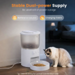 Smart Pet Feeder, 3L Automatic Food Dispenser for Cats, dogs Small Pets Indoor, Timed and quantitative dry food cat feeder kibble, feeding - Image 7