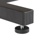 Grey Oak P2 15MM Particle Board with Melamine Coating Adjustable Computer Desk with 3 USB + 2 AC Outlets - Image 2