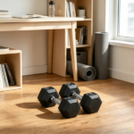 Hex Rubber Dumbbell Set – No-Roll Hexagonal End Construction for Strength Training - Image 6