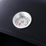 17 Inch Steel Charcoal Smoker, Heavy Duty Round BBQ Grill for Outdoor Cooking, Black - Image 20