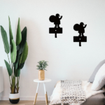 CIFbuy 2 pcs Christmas Angel Wall Decor Rustproof Metal Key Belt Hooks (TikTok, temu pick-up service) - Image 4