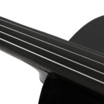New 3/4 Acoustic Violin Case Bow Rosin Black - Image 9