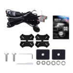 3.5" LED Off Road Lights Round LED Pod Lights with Amber DRL fit for Jeep, Pickup - Image 2