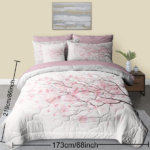 8pcs Halloween Comforter Set, Witch Pattern Bed In A Bag Bedding With Comforter Sheet Sham - 1 Comforter, 2 Pillow Shams, 1 Flat Sheet, 1 Fitted Sheet, 1 Cushion Cover, 2 Pillowcases All season temu can only be self-picked up - Image 8