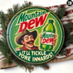 CIFbuy Vintage Mountain Dew Metal Sign Home Kitchen Decor Xmas Halloween Gift Wall Art 8x8 Inches (TikTok, temu pick-up service) - Image 4