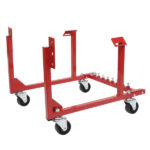 Replace 63038075 1000lb Auto Engine Cradle Stand for Chevrolet Chevy V8 Red - Image 8