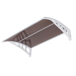 Same Code 28466374 HT-100 x 80 Household Application Door & Window Rain Cover Eaves Brown Board & White Holder - Image 8
