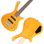 Do Not Sell on Amazon GW101 36in Small Scale Electric Bass Guitar Suit With Mahogany Body SS Pickups, Guitar Bag, Strap, Cable Transparent Yellow - Image 16