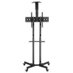 TSY 1600 32-70" TV Mobile Cart Weight Bearing 60kg Maximum VESA 400*600 Up and Down Adjustable 15° with Pulley Tray Camera Bracket - Image 7