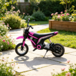 Pink 24V 350W Kids Dirt Bike – Electric Motorized, 15 MPH Top Speed, Twist Grip Throttle - Image 6