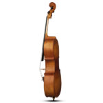 Full Side 4/4 Matte Natural Color Spruce Panel Cello with Bag Bow Rosin Bridge Strings - Image 2