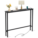 Handleless Grille-Finished 4-Drawer Bedside Table P2 Particleboard + MDF & Melamine Veneer + Thermoformed Drawer Dresser 23.62*14.96*30.71in Oak - Image 28
