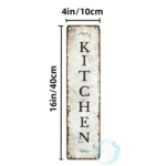 CIFbuy Vintage Wooden Hanging Sign Farmhouse Kitchen Dining Wall Decor Home Wall Art Easy Install Sturdy (TikTok, temu pick-up service) - Image 2