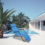 Same Code 75407956 Folding Chaise Lounge Chair for Outdoor, 2-in-1 Portable Tanning Chair with Pillow, Adjustable Recliner Chair for Beach Camping Pool, Blue - Image 26