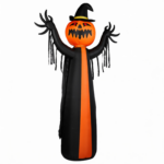 Replace 66071740 12FT Giant Halloween Inflatable Blow Up Decorations, Grim Reaper with Jack-o'-Lantern Pumpkin Head and 3-Color LED Flame for Holiday Party Garden Lawn Yard Patio Décor - Image 22
