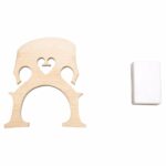 4/4 Acoustic Cello Case Bow Rosin Wood Color - Image 8
