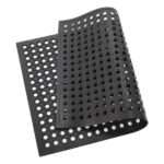 Bar Kitchen Industrial Multi-functional Anti-fatigue Drainage Rubber Non-slip Hexagonal Mat 60*90cm[Same code: 31236019] - Image 6