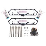 98-03 Fit For Ford 7.3L Glow Plugs Gasket & Relay Solenoid & Glow Plugs MT030005 (Ban the sale oF Amazon & Temu) (No refunds without reason)