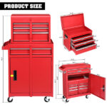 Repair tool cart Red - Image 13