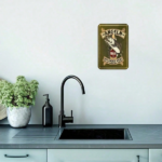 CIFbuy 1pc Retro Fishing Wisdom Tin Sign 8x12in Funny Beer Saying Metal Wall Art Vintage Iron Plaque Unframed Decor For Kitchen Bedroom TikTok, TikTok, Self-pickup Logiopics - Image 2